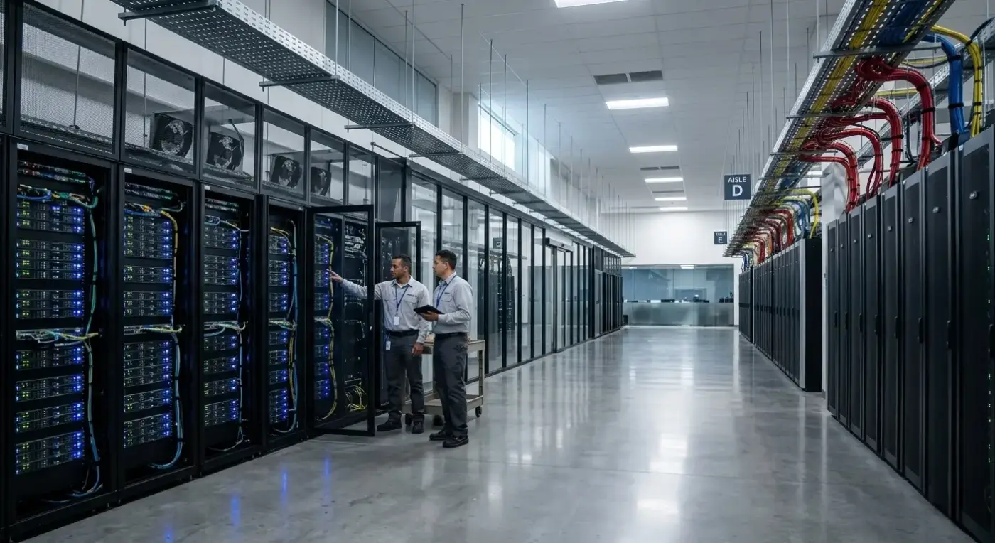 Data center server hall