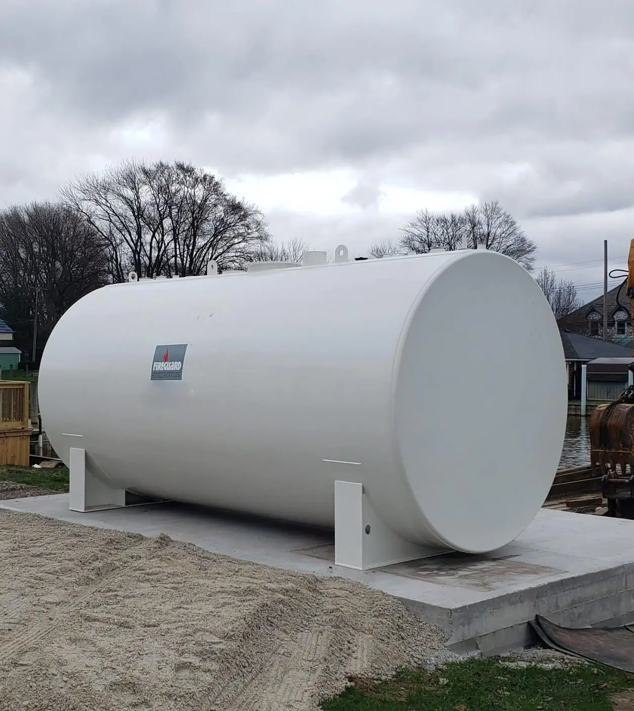 6000 gallon UL 2085 fire rated diesel fuel tank for rental