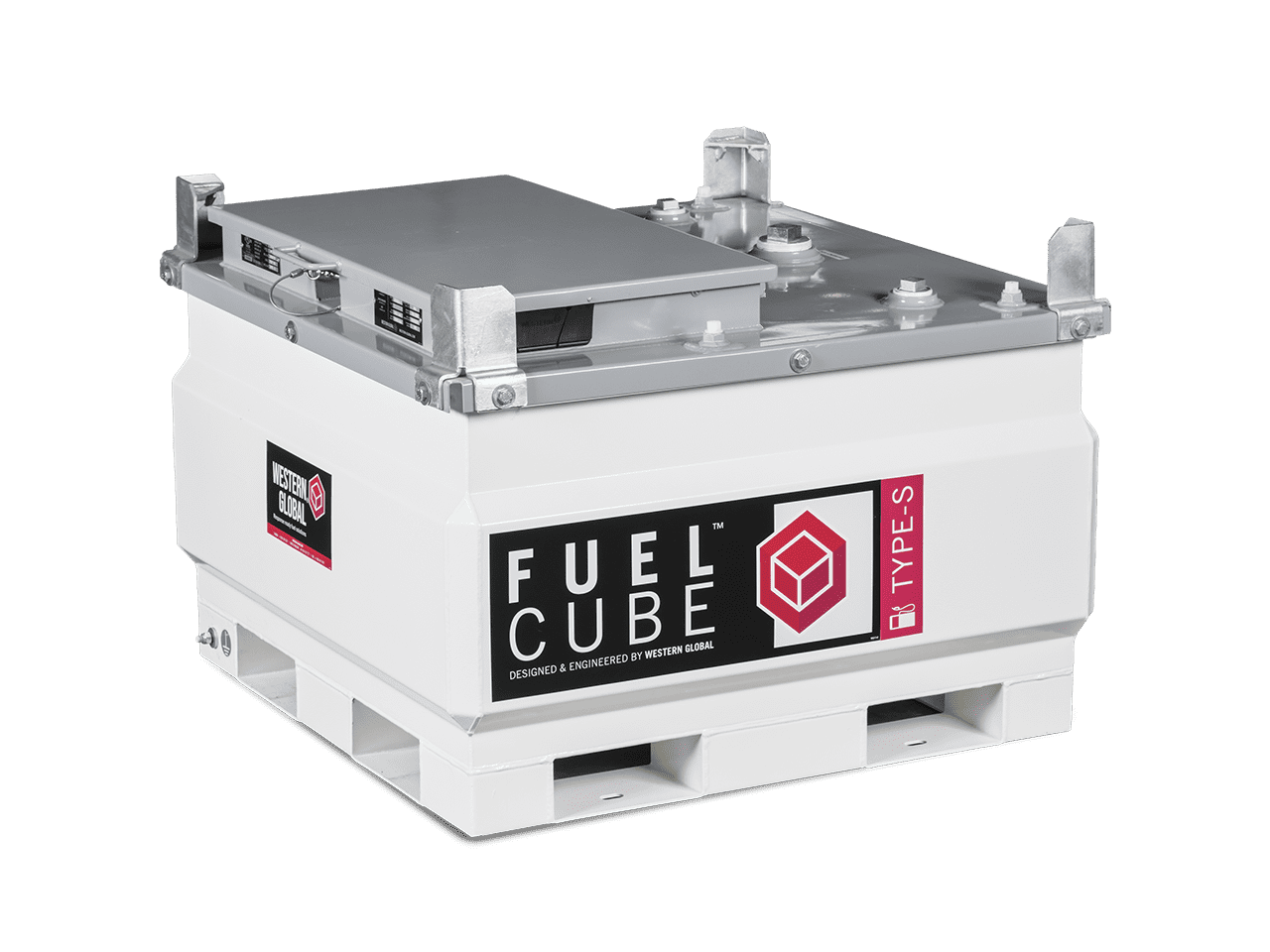 119 gallon portable diesel and gasoline fuel tank for rental